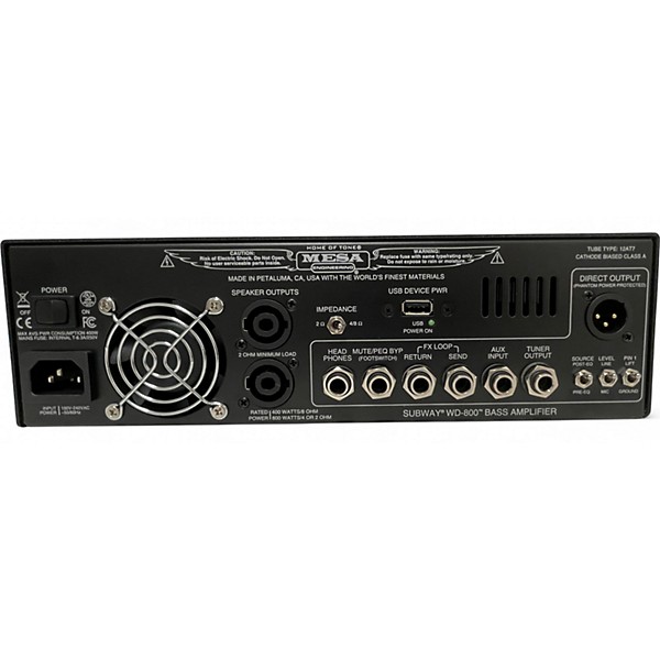 Used MESA/Boogie SUBWAY WD800 Bass Amp Head