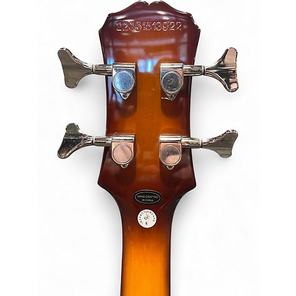 Used Epiphone Viola Tobacco Burst Electric Bass Guitar