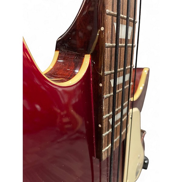 Used Epiphone Jack Casady Signature Candy Apple Red Metallic Electric Bass Guitar