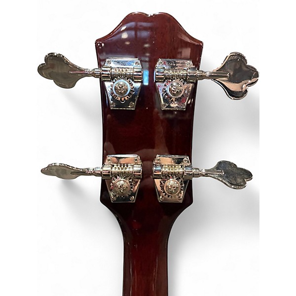 Used Epiphone Jack Casady Signature Candy Apple Red Metallic Electric Bass Guitar