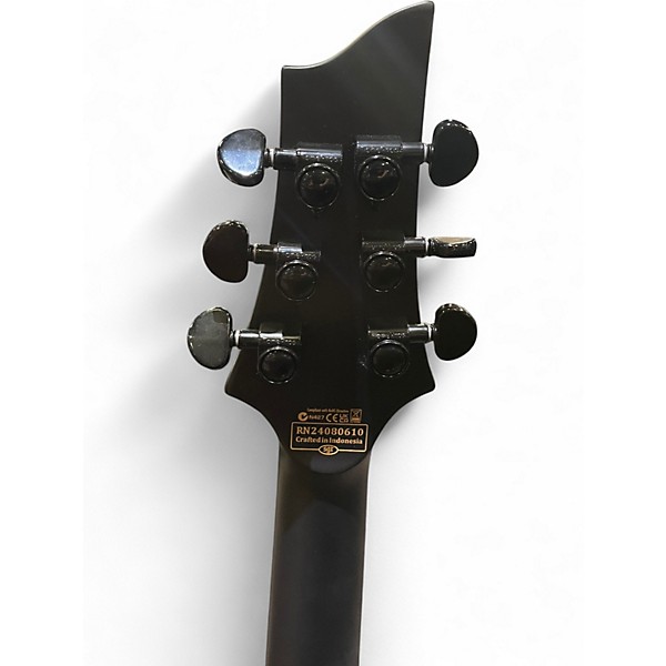 Used Schecter Guitar Research C1 Platinum Black Out Solid Body Electric Guitar