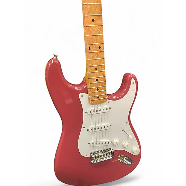 Used Fender Bill Carson Signature Stratocaster Red Solid Body Electric Guitar