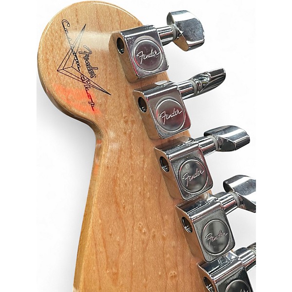 Used Fender Custom Shop American Classic Stratocaster Champagne Solid Body Electric Guitar