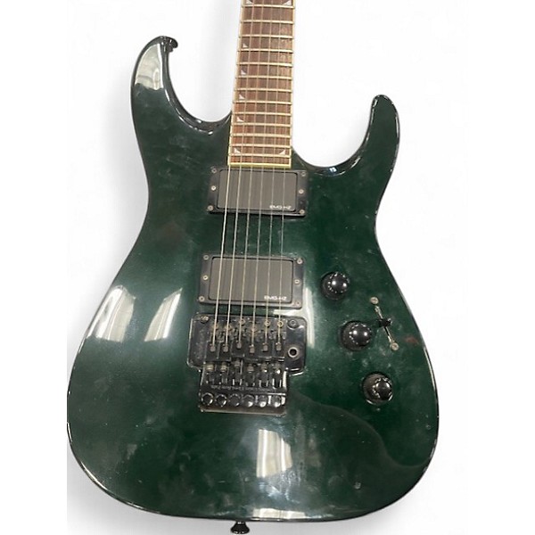 Used 1990s Jackson MIJ DINKY REVERSE MG DXMG GREEN Solid Body Electric Guitar