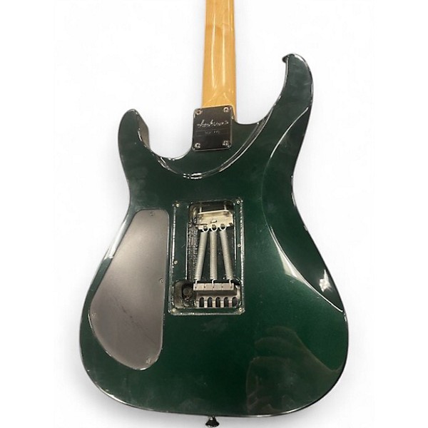 Used 1990s Jackson MIJ DINKY REVERSE MG DXMG GREEN Solid Body Electric Guitar