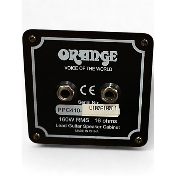 Used Orange Amplifiers PPC410 4X10 Closed Back Guitar Cabinet