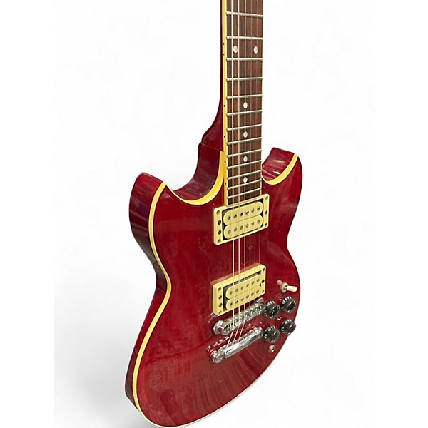 Vintage 1970s Yamaha SBG500 Red Solid Body Electric Guitar