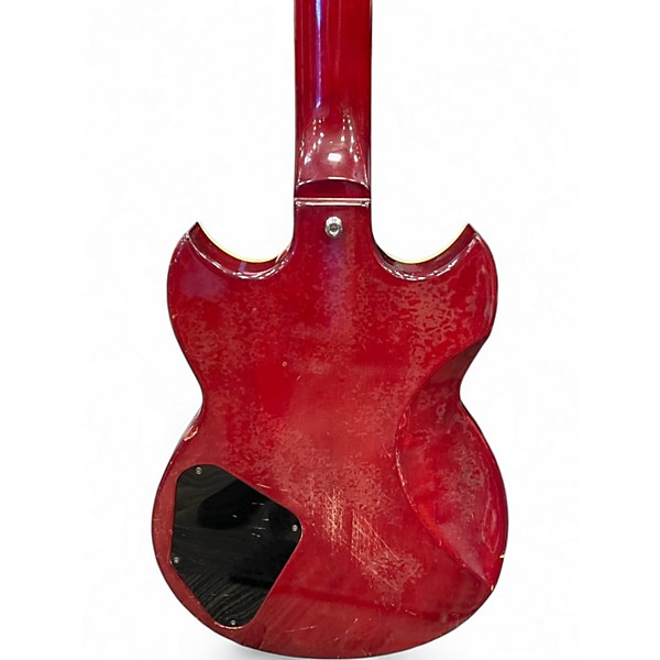 Vintage 1970s Yamaha SBG500 Red Solid Body Electric Guitar