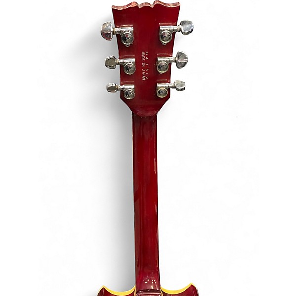 Vintage 1970s Yamaha SBG500 Red Solid Body Electric Guitar
