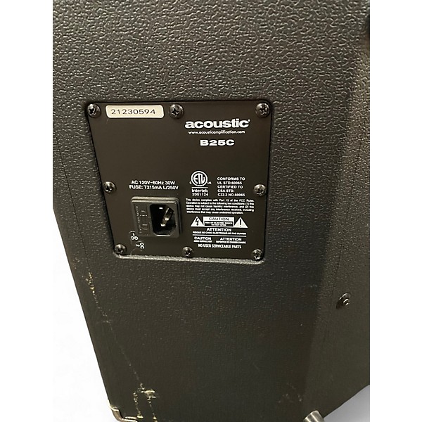 Used Acoustic B25C Bass Combo Amp