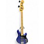 Used Fender American Standard HH Dimension Bass IV Blue Electric Bass Guitar thumbnail