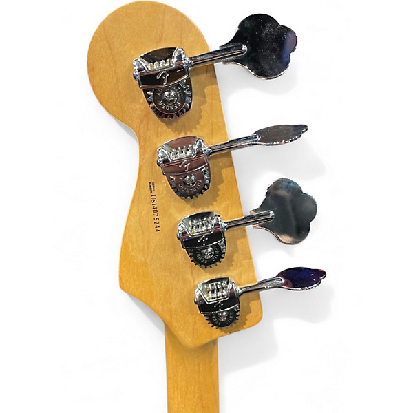 Used Fender American Standard HH Dimension Bass IV Blue Electric Bass Guitar