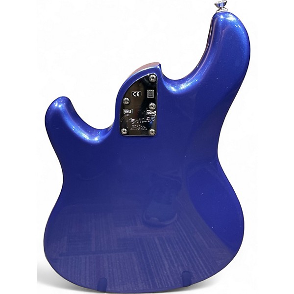 Used Fender American Standard HH Dimension Bass IV Blue Electric Bass Guitar