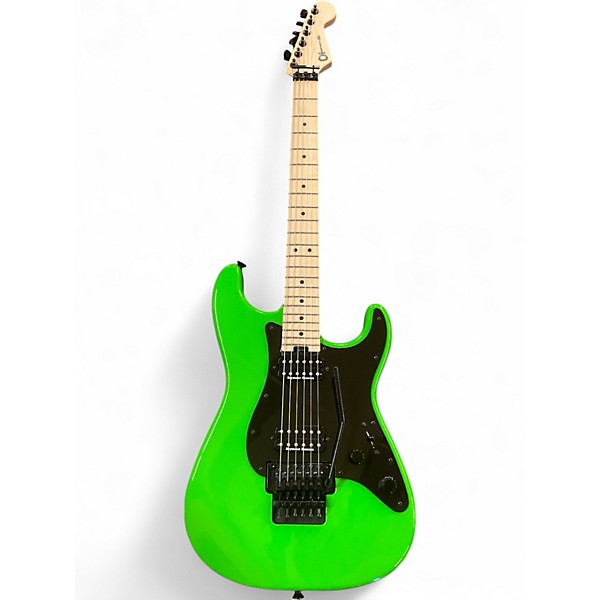 Used Charvel SoCal Style 1 HH SLIME GREEN Solid Body Electric Guitar