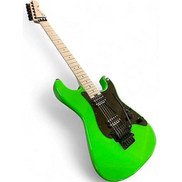 Used Charvel SoCal Style 1 HH SLIME GREEN Solid Body Electric Guitar
