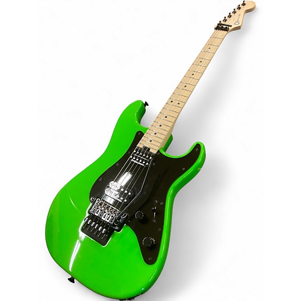 Used Charvel SoCal Style 1 HH SLIME GREEN Solid Body Electric Guitar