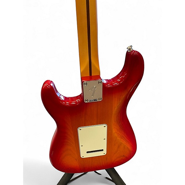 Used Fender Player Stratocaster Cherry Sunburst Solid Body Electric Guitar