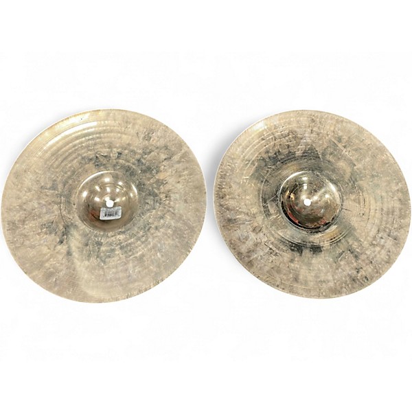 Used Zildjian 14in A Custom Hi Hat Pair Cymbal