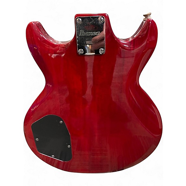 Used Ibanez GAX70 Trans Red Solid Body Electric Guitar