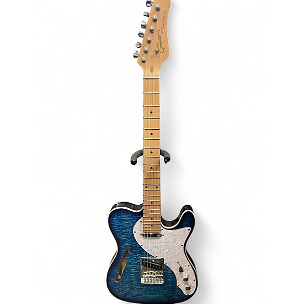 Used Grote  GT-150 Blue burst Hollow Body Electric Guitar