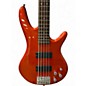 Used Ibanez GSR205 5 String Orange Electric Bass Guitar
