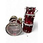 Used Ludwig 4 Piece Vistalite Bonham Red Drum Kit thumbnail