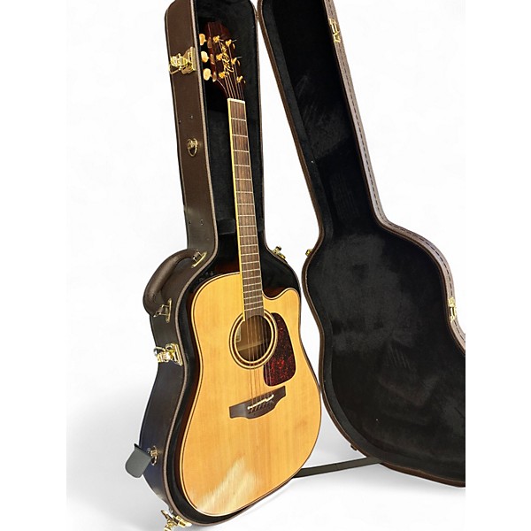 Used Takamine P4DC Natural Acoustic Electric Guitar