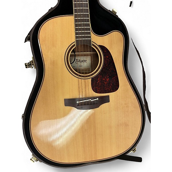 Used Takamine P4DC Natural Acoustic Electric Guitar