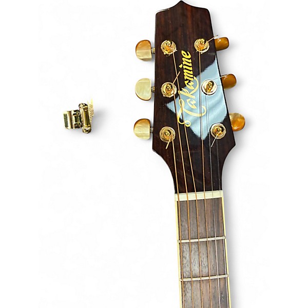 Used Takamine P4DC Natural Acoustic Electric Guitar