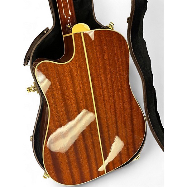 Used Takamine P4DC Natural Acoustic Electric Guitar