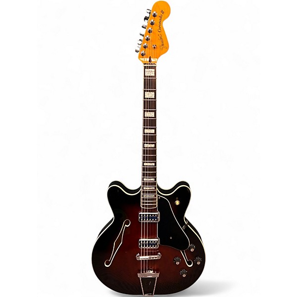 Used Fender Coronado Black Cherry Burst Hollow Body Electric Guitar
