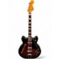 Used Fender Coronado Black Cherry Burst Hollow Body Electric Guitar thumbnail