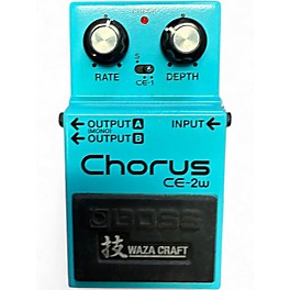 Used BOSS CE2W Waza Craft Chorus Effect Pedal