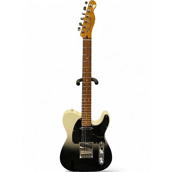 Used Fender Player Plus Telecaster Black White Fade Solid Body Electric Guitar
