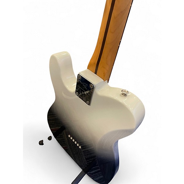 Used Fender Player Plus Telecaster Black White Fade Solid Body Electric Guitar