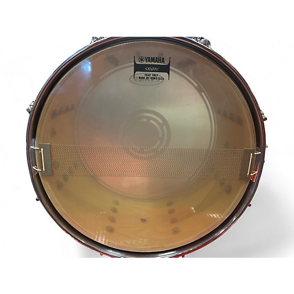 Used Yamaha 6.5X13 Oak Musashi Snare Black Drum