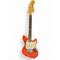 Used Fender Jagstang Red Solid Body Electric Guitar thumbnail