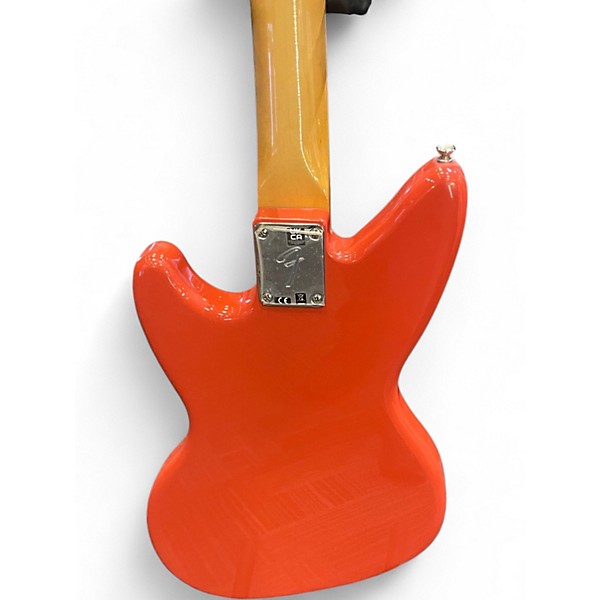 Used Fender Jagstang Red Solid Body Electric Guitar