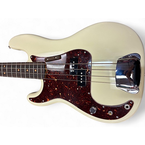 Used Fender AMERICAN DESIGN EXPERIENCE P BASS OLYMPIC WHITE Electric Bass Guitar