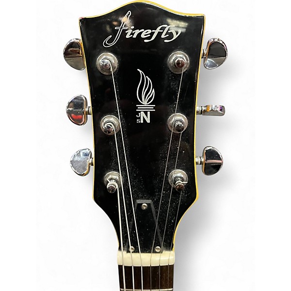 Used Firefly FFDCS YELLOW Solid Body Electric Guitar