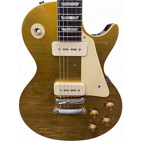 Used 2022 Gibson Custom Murphy Lab 1956 Les Paul Light Aged GOLD TOP DARK BACK Solid Body Electric Guitar