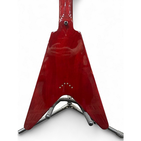 Used 2015 Gibson Flying V Custom Wine Red Solid Body Electric Guitar