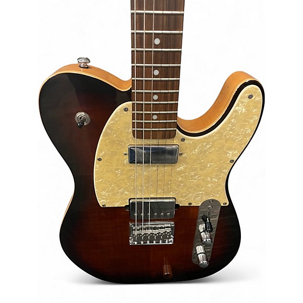Used Michael Kelly HYBRID 55 BROWN SUNBURST Solid Body Electric Guitar