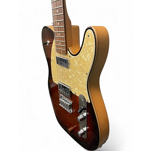 Used Michael Kelly HYBRID 55 BROWN SUNBURST Solid Body Electric Guitar