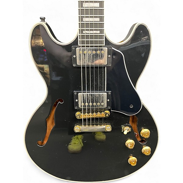 Used 2014 Gibson Midtown Custom Ebony Hollow Body Electric Guitar