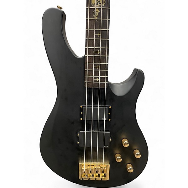 Used Schecter Guitar Research Johnny Christ Signature Black Electric Bass Guitar