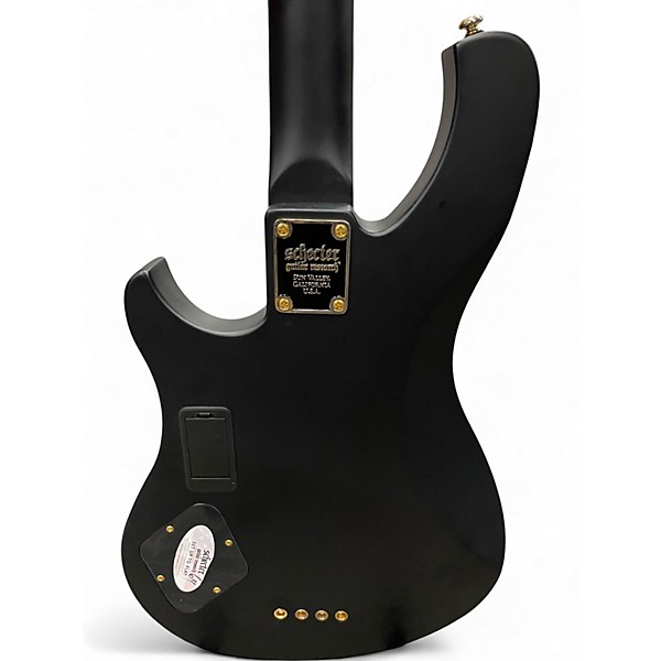 Used Schecter Guitar Research Johnny Christ Signature Black Electric Bass Guitar