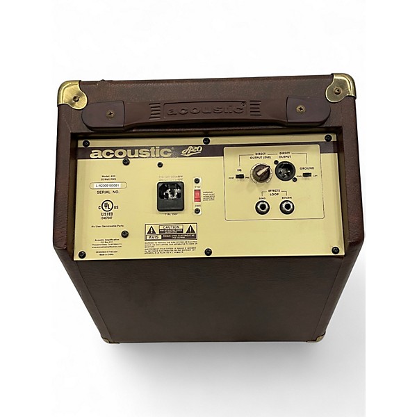 Used Acoustic A20 20W Acoustic Guitar Combo Amp