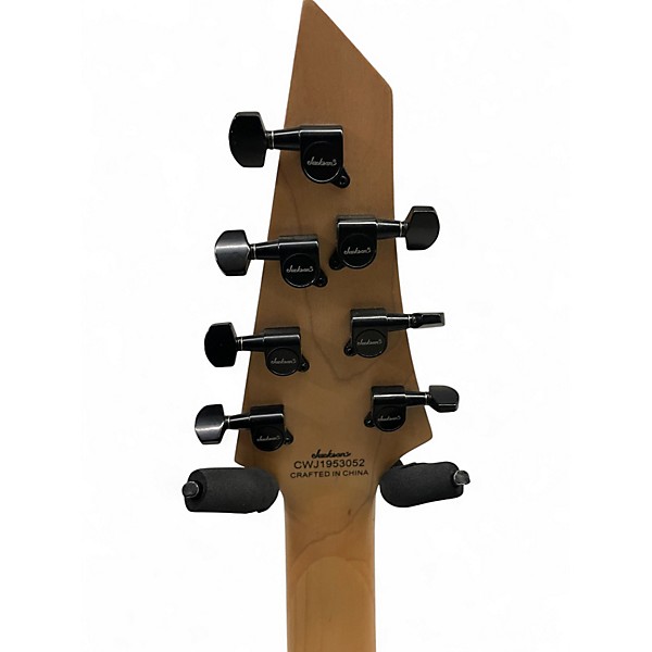 Used Jackson JS32-7 Dinky DKA 7 String Snow White Solid Body Electric Guitar