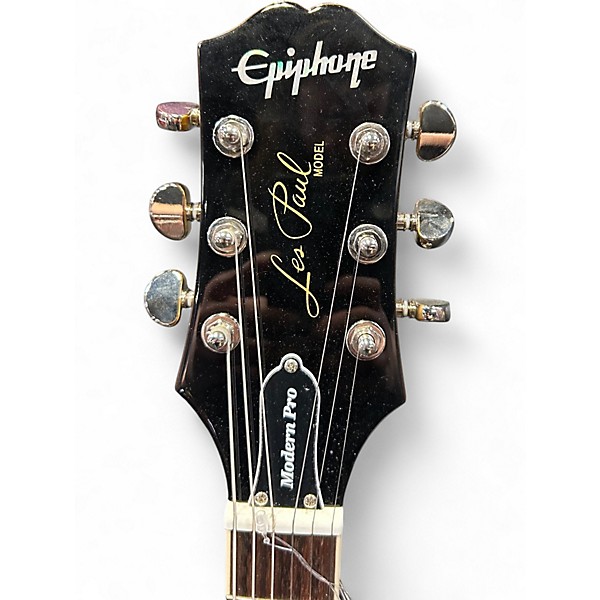Used Epiphone Les Paul Modern Pro Gold Solid Body Electric Guitar
